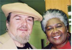Dorothy greets legend Dr. John after catching a South Mississippi performance. 