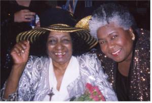 Dorothy and Jessie Mae Hemphill steppin' out at the W.C. Handy Blues Awards, May 2005. 